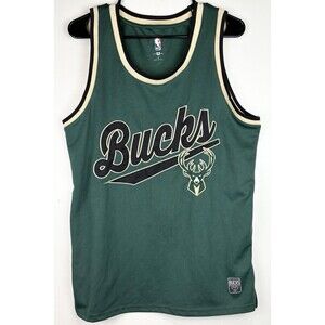 NBA Milwaukee Bucks Jersey Green Men's Small